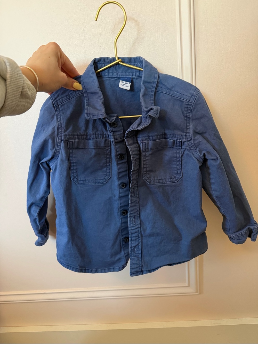 old navy kids button up shirt jacket
